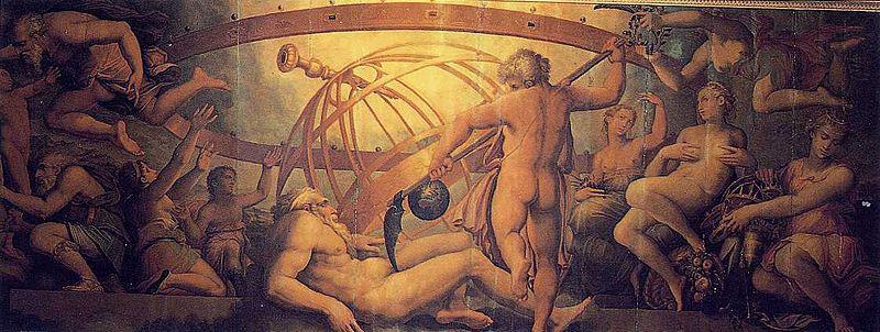 Giorgio Vasari The Mutiliation of Uranus by Saturn oil painting image